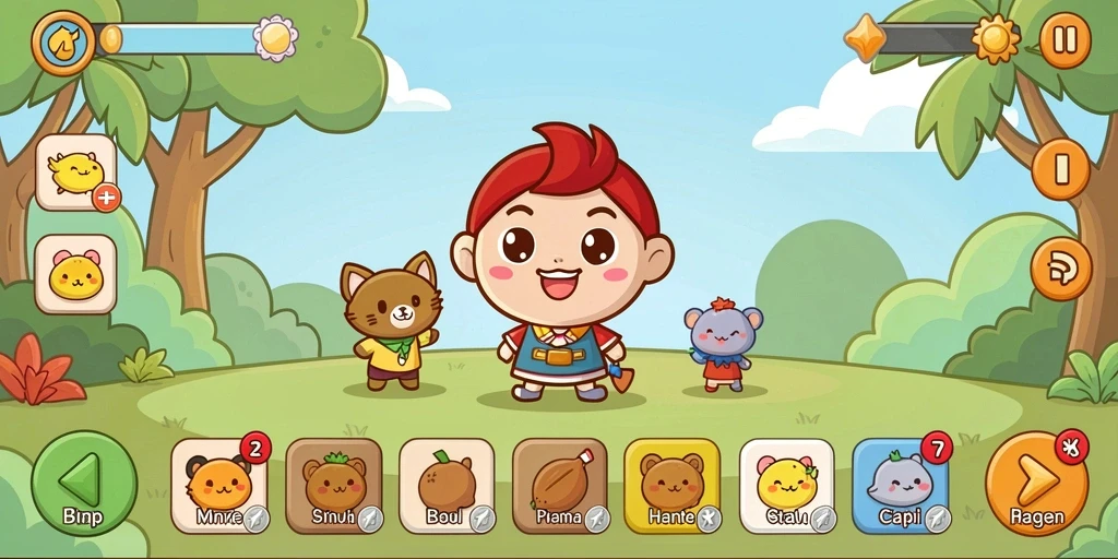 Tangkapan layar memperlihatkan fitur multiplayer dengan teman-teman.