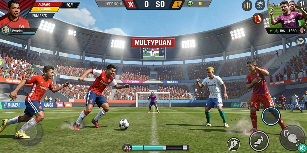 Grafik yang memukau dalam setiap sesi permainan.